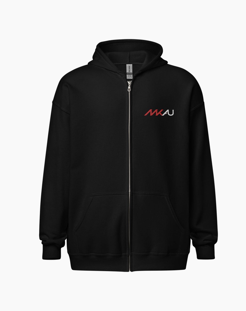 [9587111_17295] MKAU Zipped Hoodie (S)